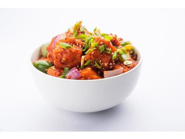 Chilli Paneer.