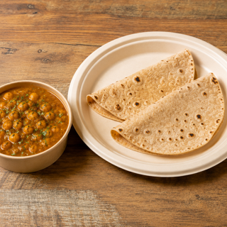 Chapathi With Chana Masala