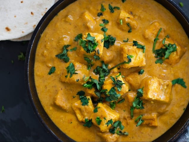 Cashew Paneer Masala.