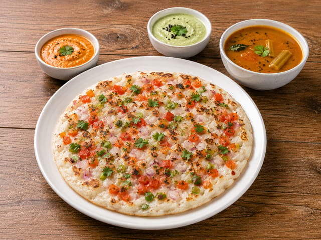 Vegetable Uthappam.