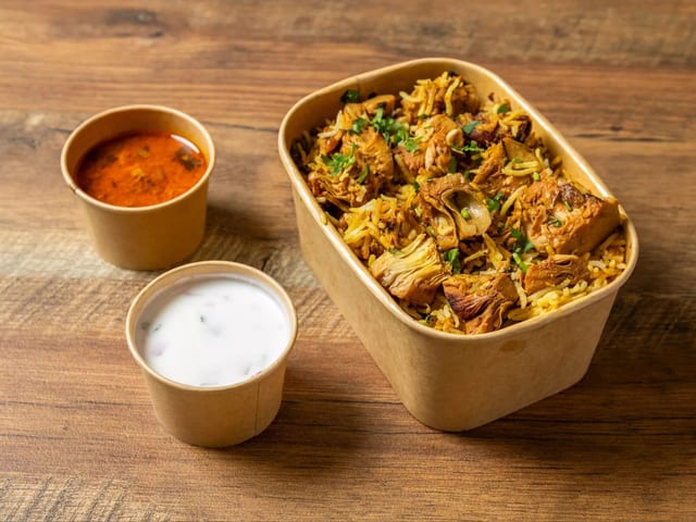 Jack Fruit Biryani.
