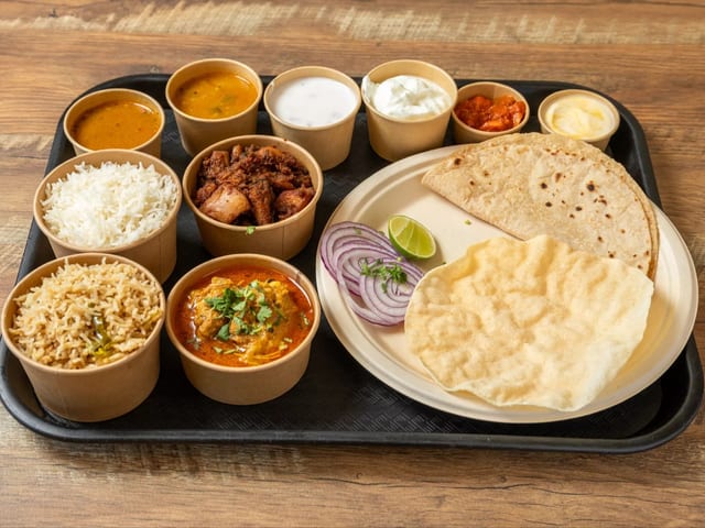 Chicken Thali.