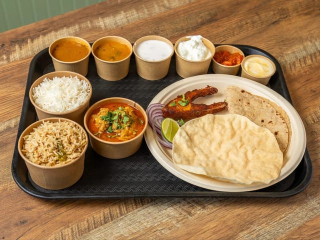 Fish Thali.