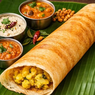 Onion Masala Dosa