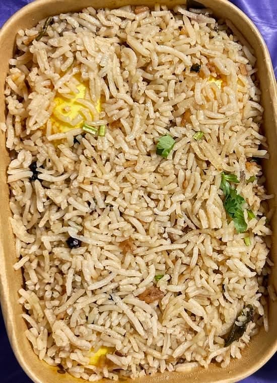 Egg Biryani.